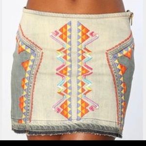Free People Aztec Skirt